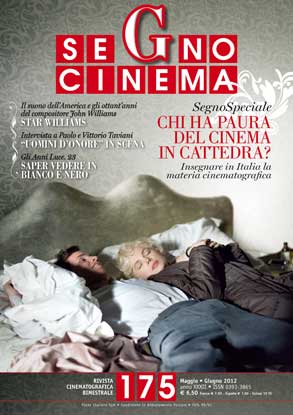 SEGNOCINEMA magazine side cover Issue 175 May/June 2012