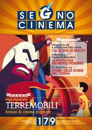 SEGNOCINEMA magazine side cover Issue 179 January/February 2013