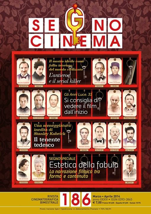 SEGNOCINEMA magazine side cover March/April 2014