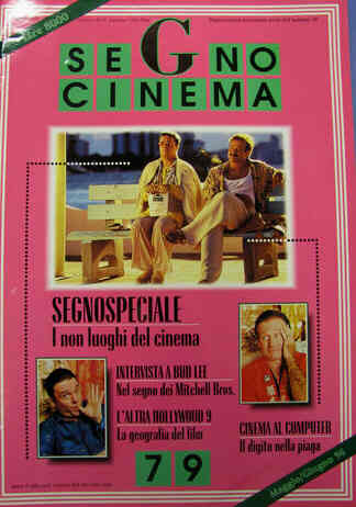 SEGNOCINEMA magazine side cover Issue 79 May/June 1996