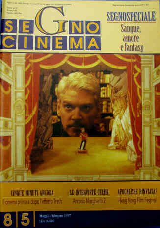SEGNOCINEMA magazine side cover Issue 85 May/June 1997