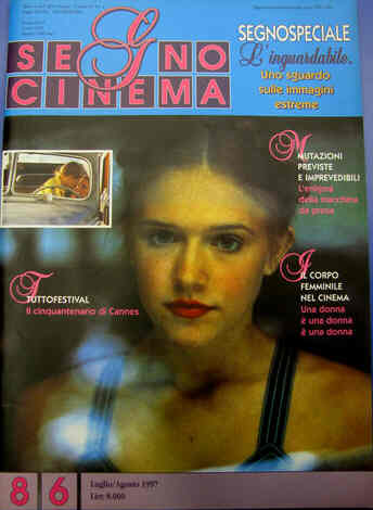 SEGNOCINEMA magazine side cover Issue 86 July/August 1997