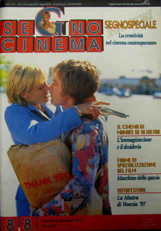 SEGNOCINEMA magazine side cover Issue 88 November/December 1997