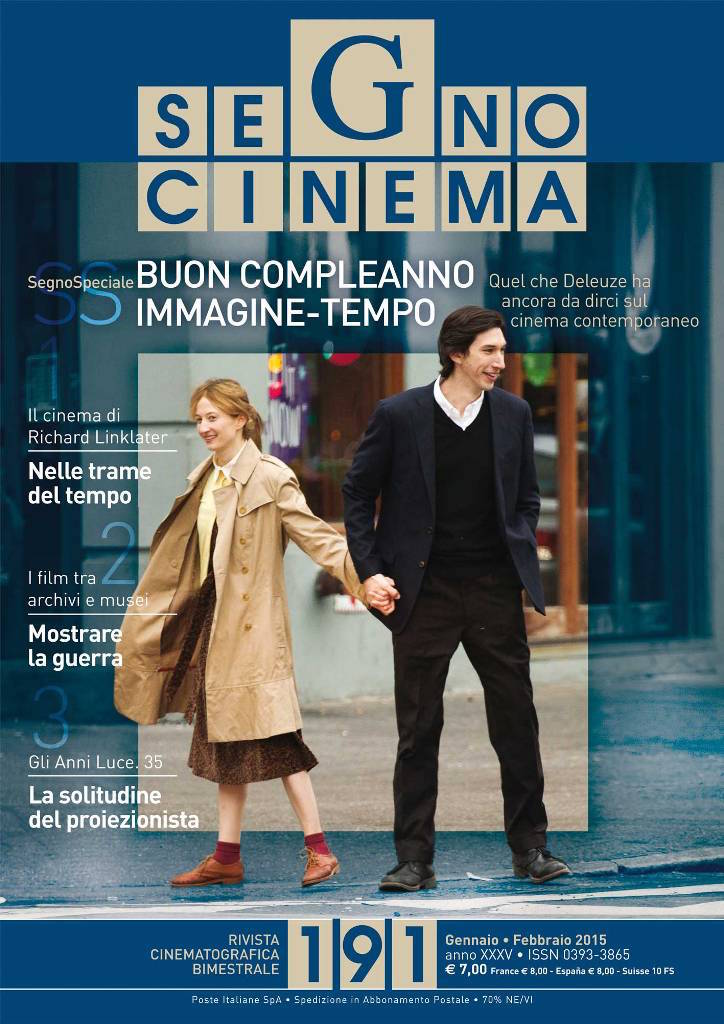 SEGNOCINEMA magazine side cover Issue 191 January/February 2015