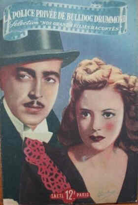 SELECTION NOS GRANDS FILMS RACONTES magazine side cover Issue 12  1946