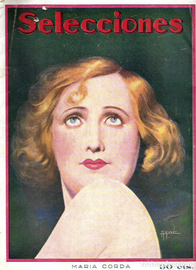 SELECCIONES magazine side cover Issue 42  July 1925