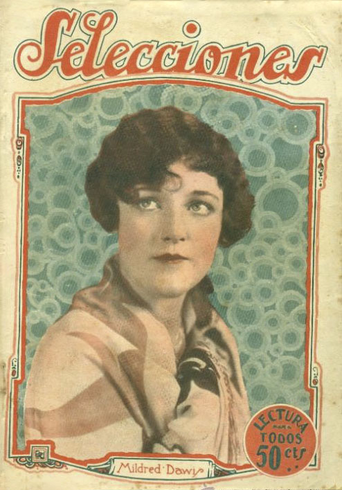 SELECCIONES magazine side cover Issue 18  March 1927
