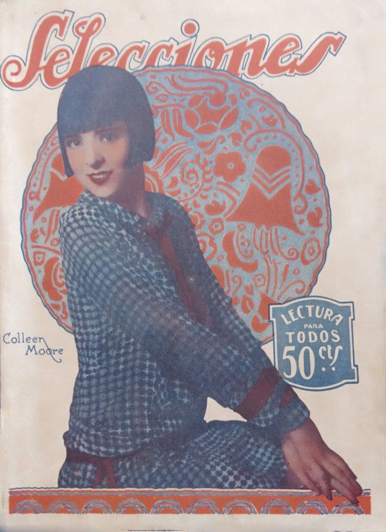 SELECCIONES magazine side cover Issue 15  April 1927