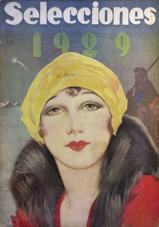 SELECCIONES magazine side cover Issue 48  January 1929