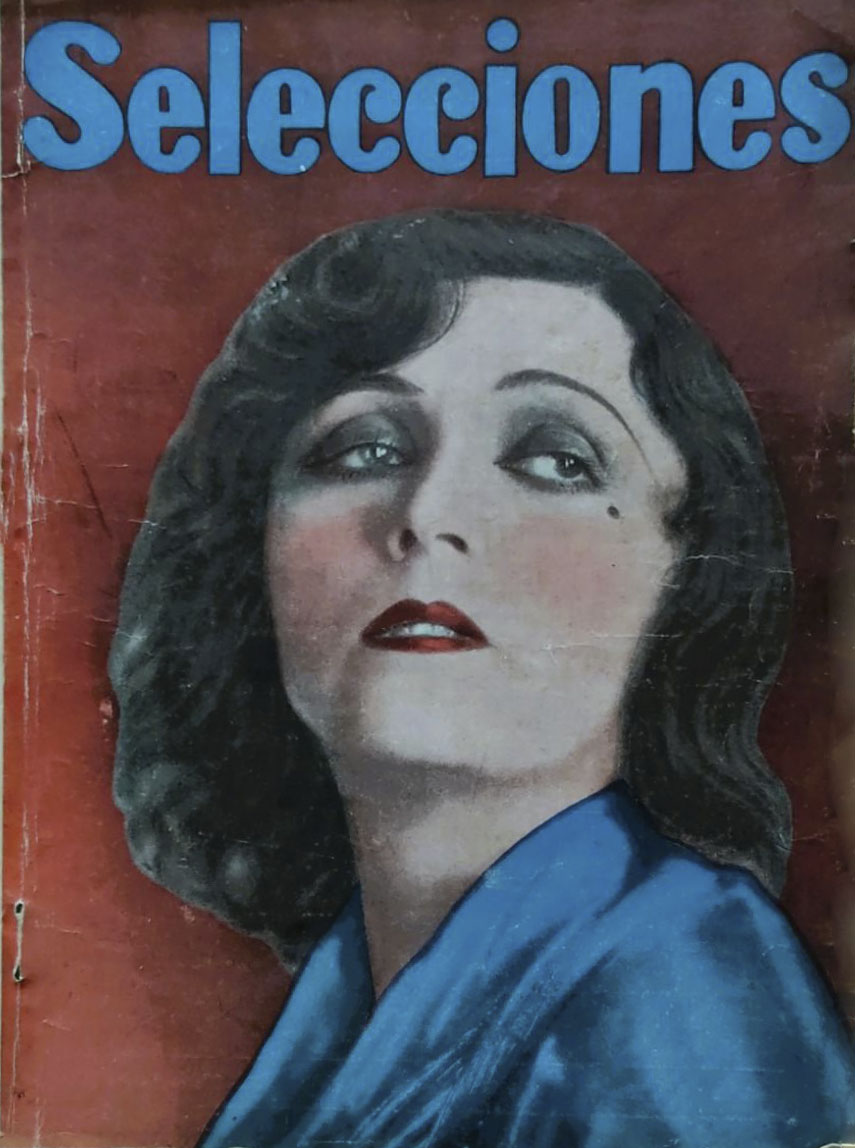 SELECCIONES magazine side cover Issue 49  February 1929