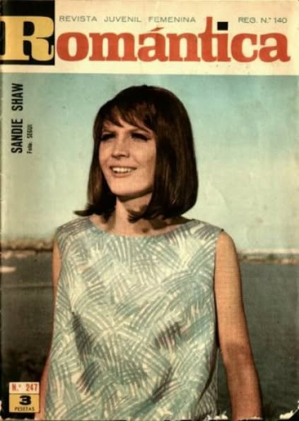 SELECCION ROMANTICA magazine side cover Issue 247  June 1966