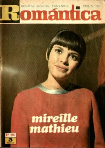 SELECCION ROMANTICA magazine side cover Issue 286  March 1967