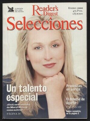 SELECCIONES DEL READERS DIGEST magazine side cover  January 2000