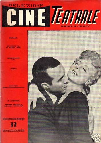 SELEZIONE CINE TEATRALE magazine side cover Issue 22  1960
