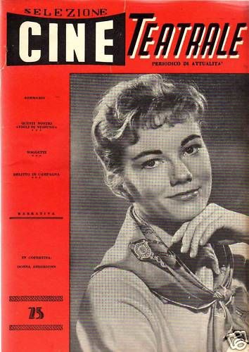 SELEZIONE CINE TEATRALE magazine side cover Issue 25  1960
