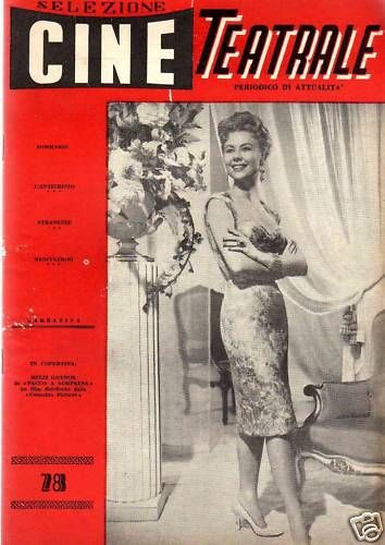 SELEZIONE CINE TEATRALE magazine side cover Issue 28  1960