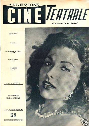 SELEZIONE CINE TEATRALE magazine side cover Issue 32  1960