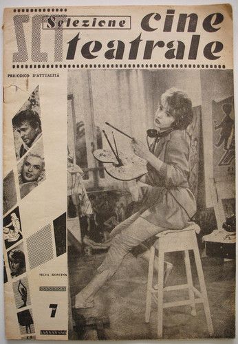 SELEZIONE CINE TEATRALE magazine side cover Issue 7  1960
