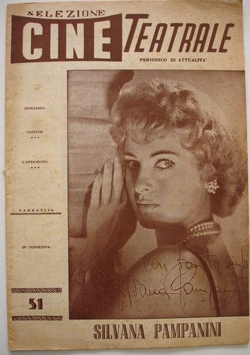 SELEZIONE CINE TEATRALE magazine side cover Issue 51  1961