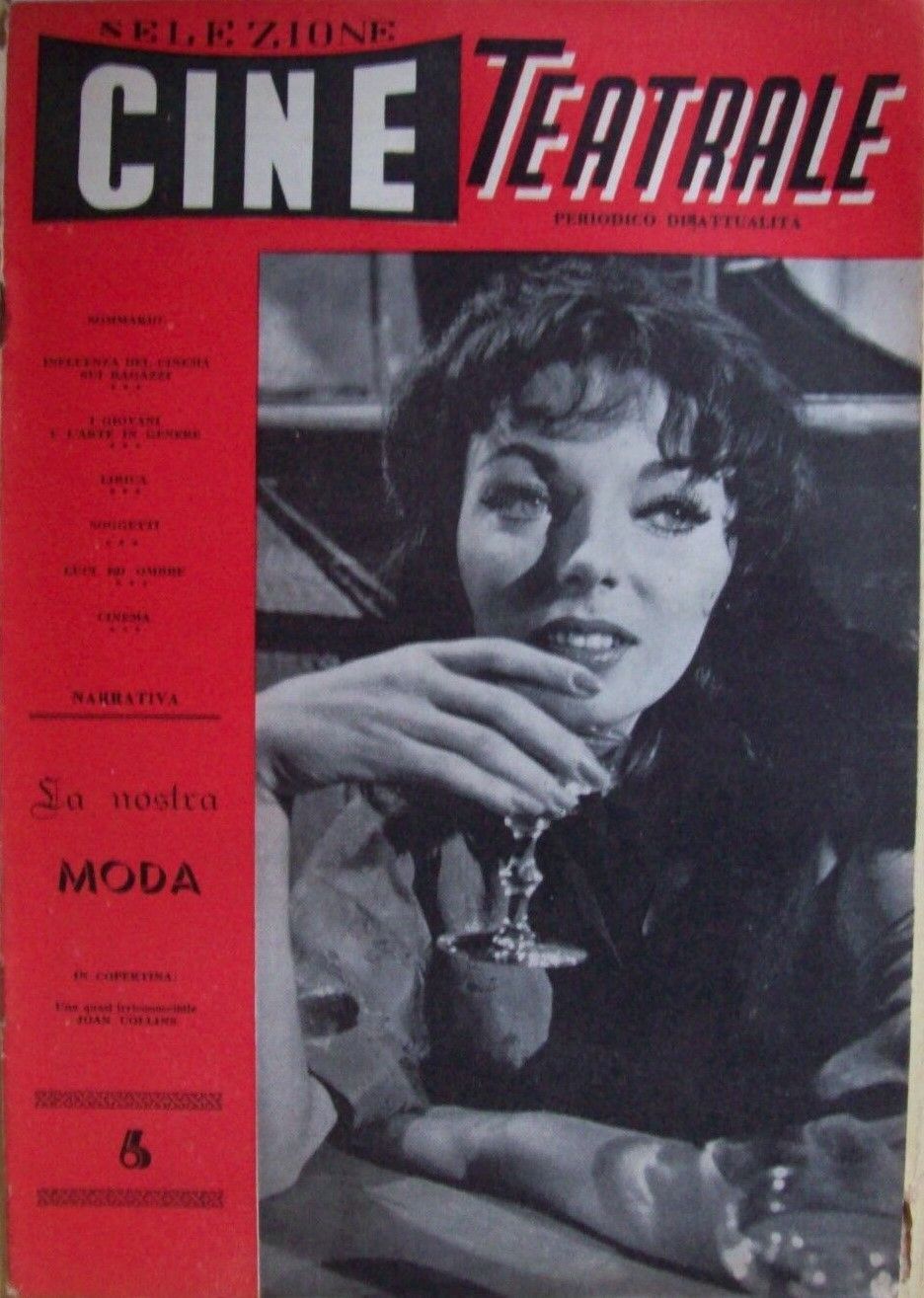 SELEZIONE CINE TEATRALE magazine side cover Issue 6   1960