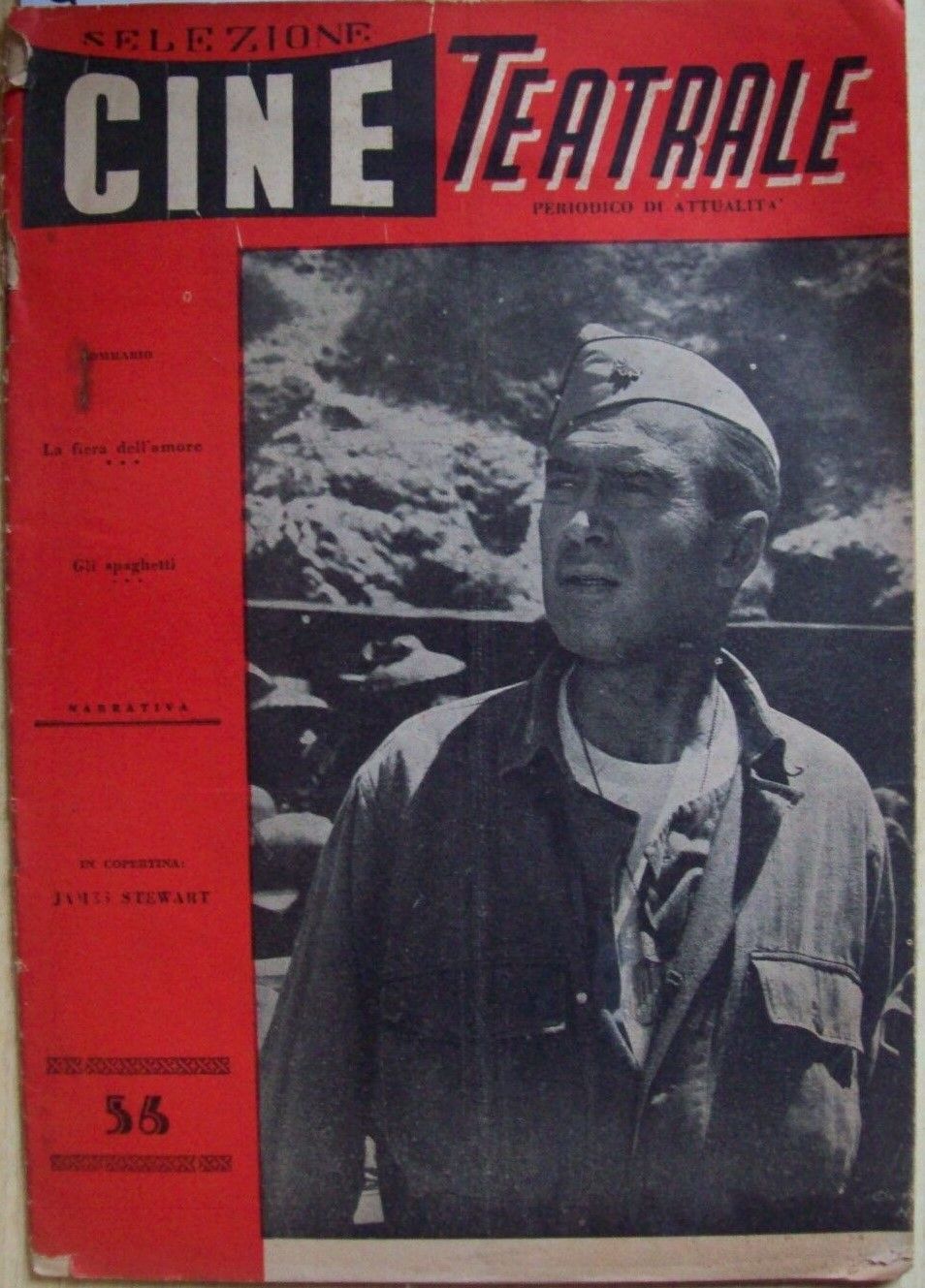SELEZIONE CINE TEATRALE magazine side cover Issue 56   1961