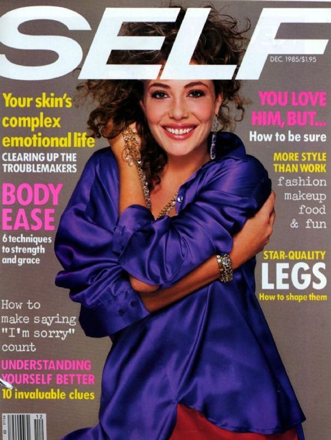 SELF USA magazine side cover  December 1985