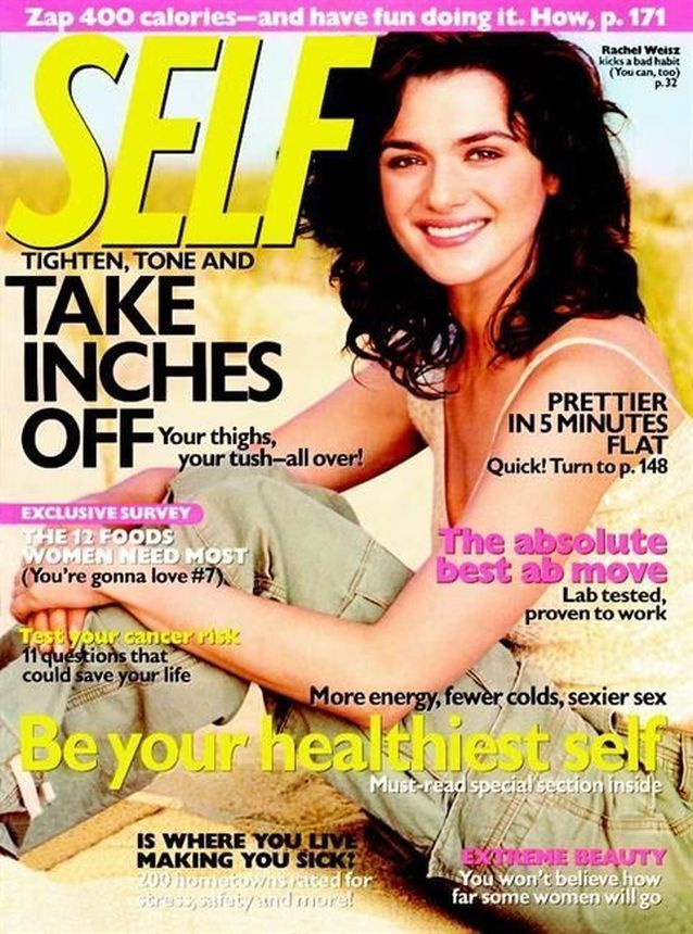 SELF USA magazine side cover  November 2003