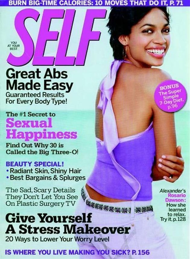 SELF USA magazine side cover  November 2004
