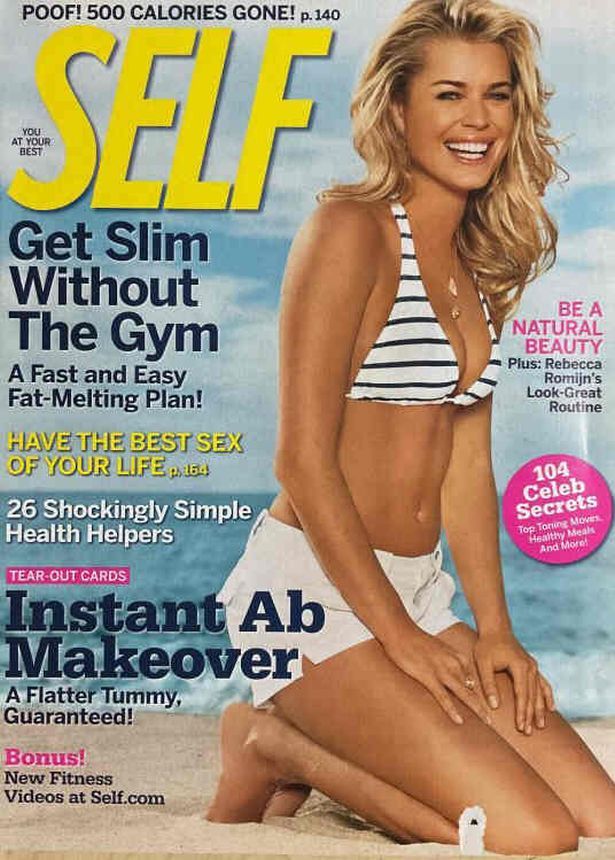 SELF USA magazine side cover  June 2006
