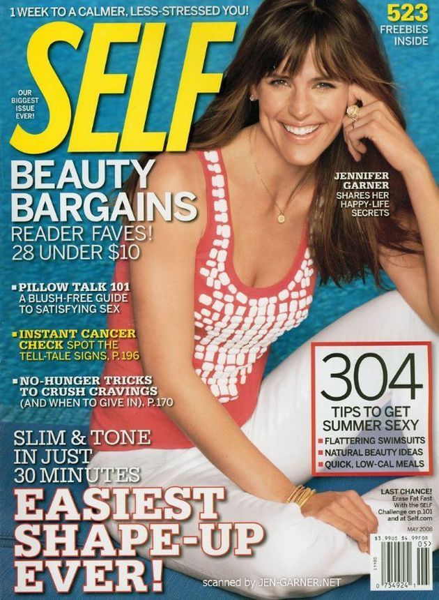 SELF USA magazine side cover  May 2008