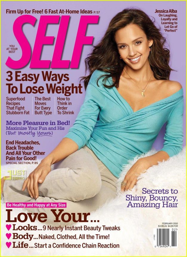 SELF USA magazine side cover  February 2010