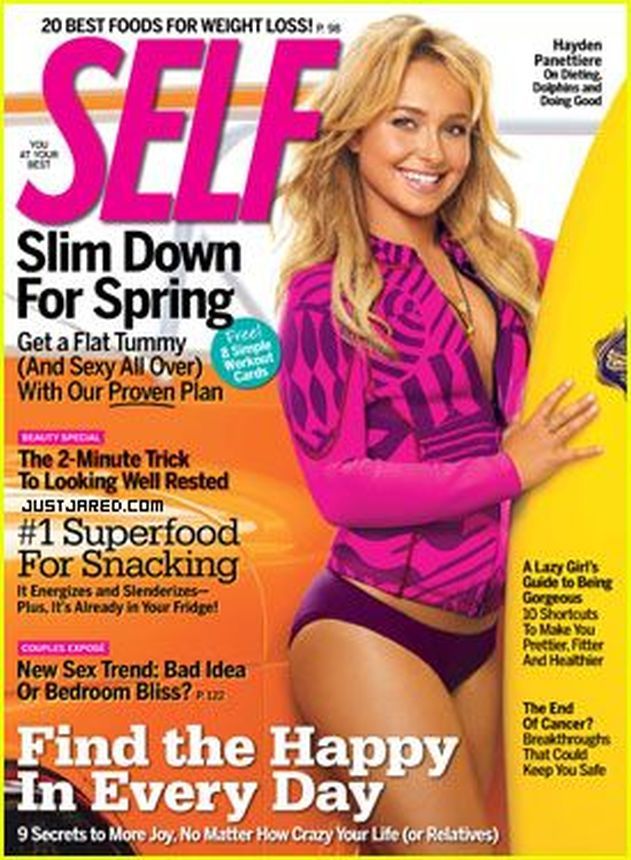 SELF USA magazine side cover  March 2010