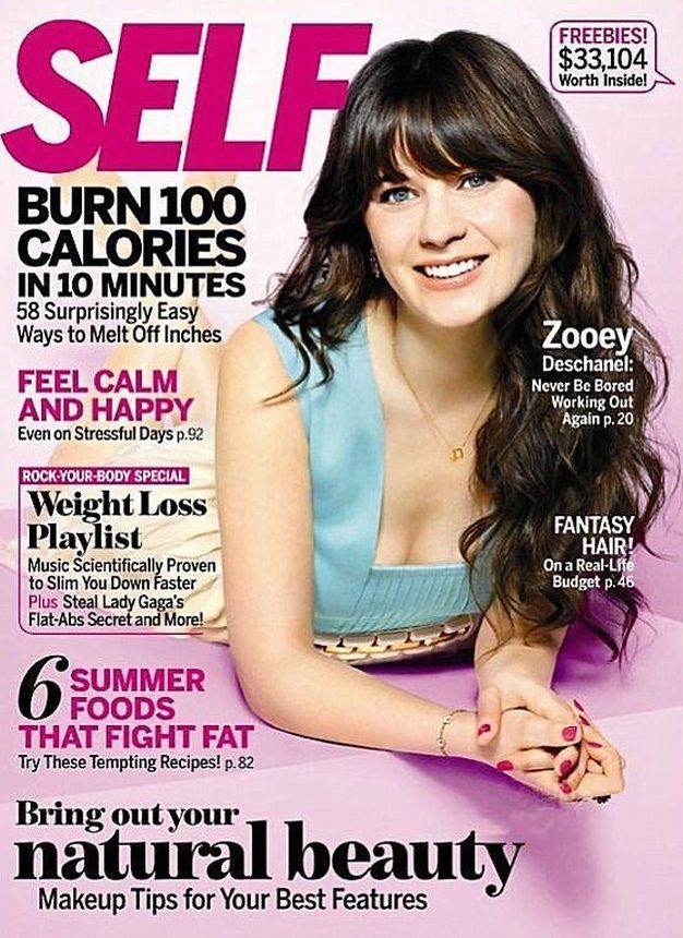 SELF USA magazine side cover  July 2011