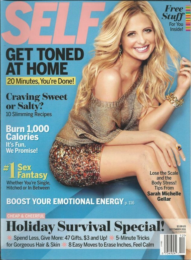 SELF USA magazine side cover  December 2011