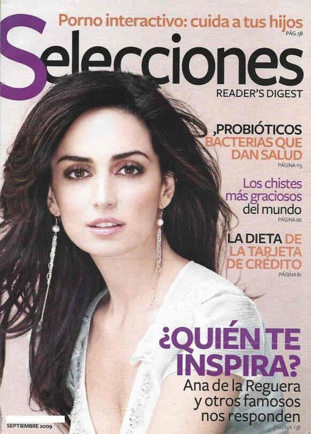SELECCIONES DEL READERS DIGEST magazine side cover  September 2009