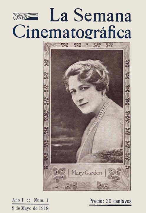 SEMANA CINEMATOGRAFICA | LA magazine side cover Issue 1 9 May 1918