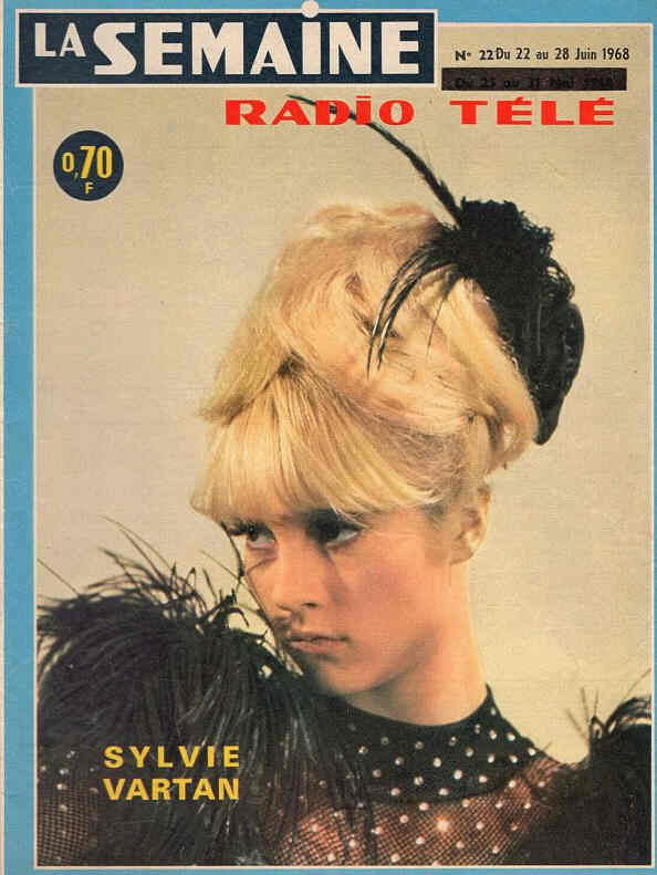 LA SEMAINE RADIO TELE magazine side cover Issue 22 22 June 1968