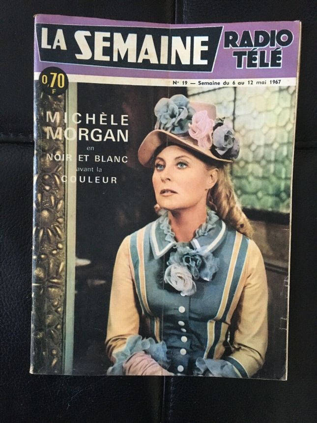 LA SEMAINE RADIO TELE magazine side cover Issue 19 6 May 1967