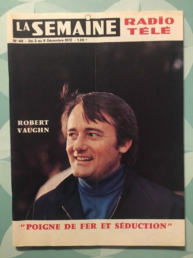 LA SEMAINE RADIO TELE magazine side cover Issue 49 2 December 1972