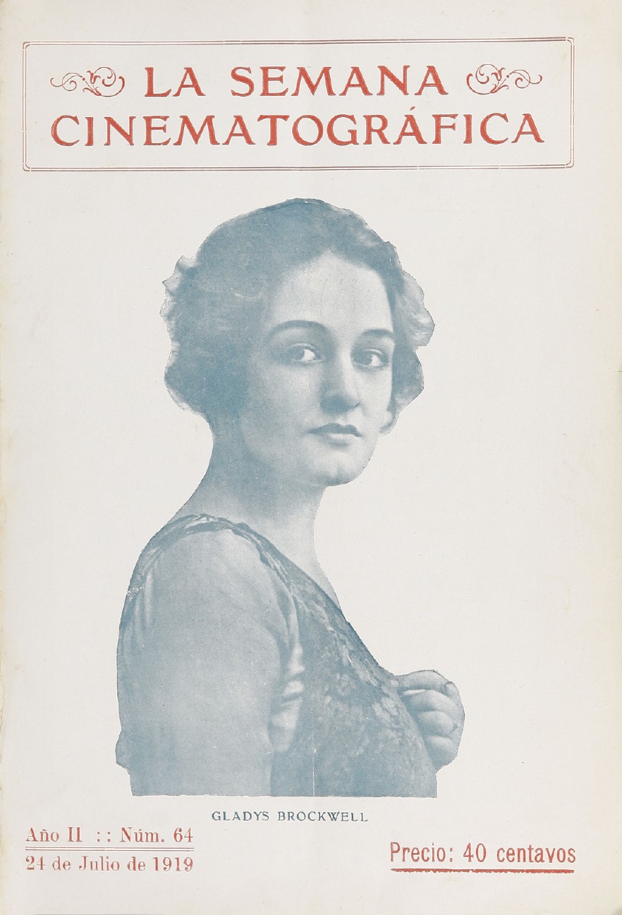 SEMANA CINEMATOGRAFICA | LA magazine side cover  Vol 2 No  64 24 July 1919