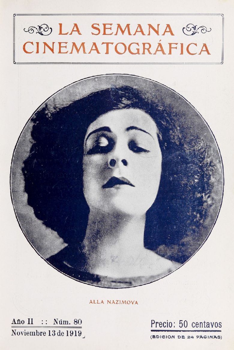 SEMANA CINEMATOGRAFICA | LA magazine side cover  Vol 2 No  80 13 November 1919