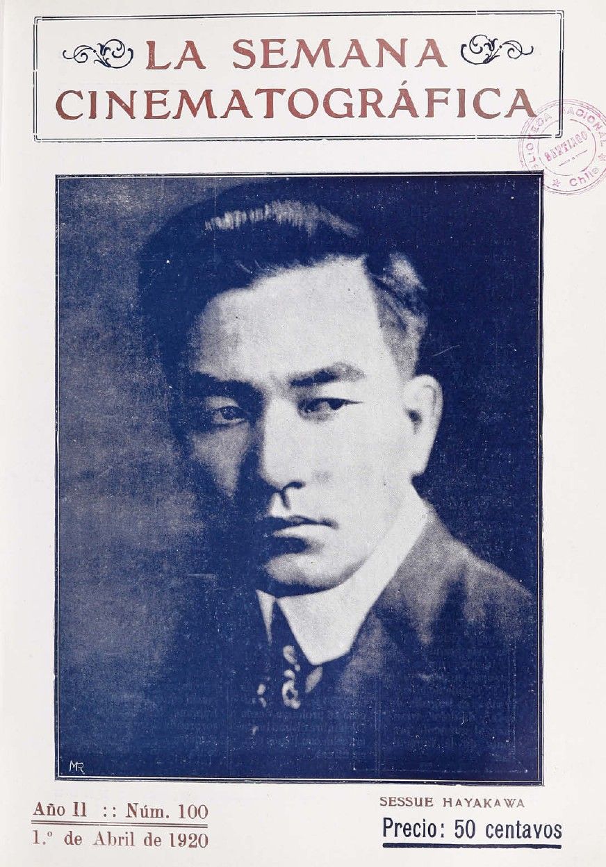 SEMANA CINEMATOGRAFICA | LA magazine side cover  Vol 2 No  100 1 April 1920