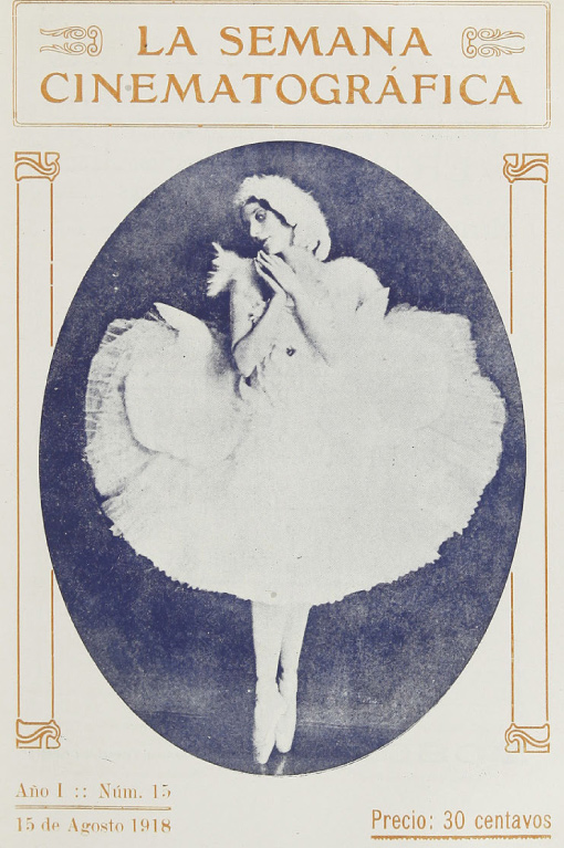 SEMANA CINEMATOGRAFICA | LA magazine side cover  Vol 1 No  15 15 August 1918