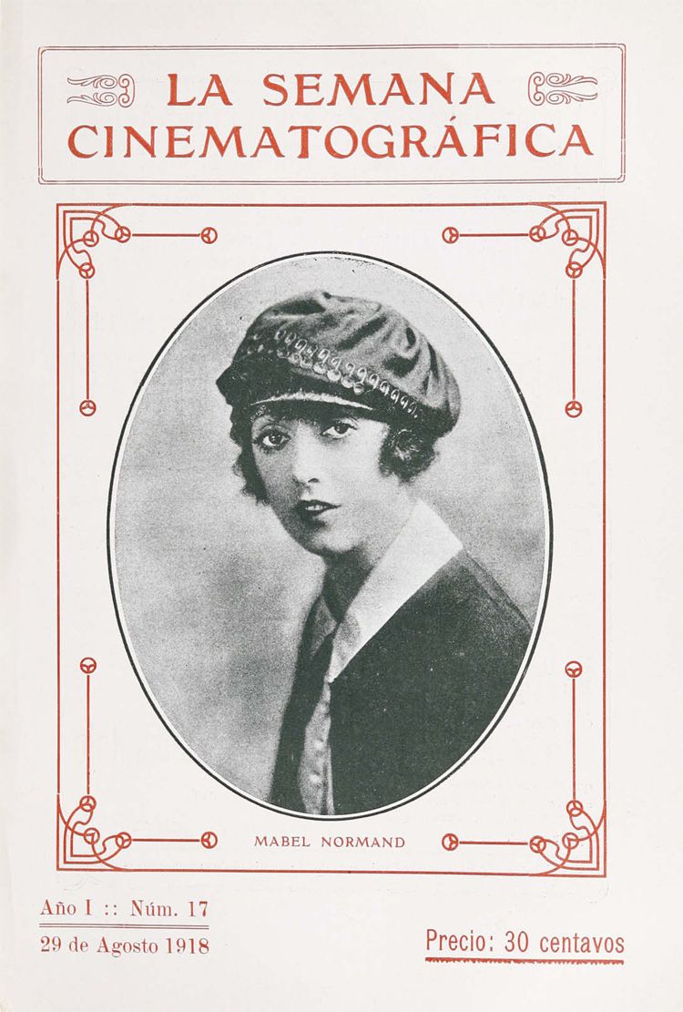 SEMANA CINEMATOGRAFICA | LA magazine side cover  Vol 1 No  17 29 August 1918