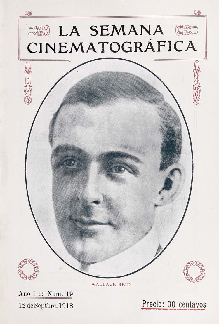 SEMANA CINEMATOGRAFICA | LA magazine side cover  Vol 1 No  19 12 September 1918