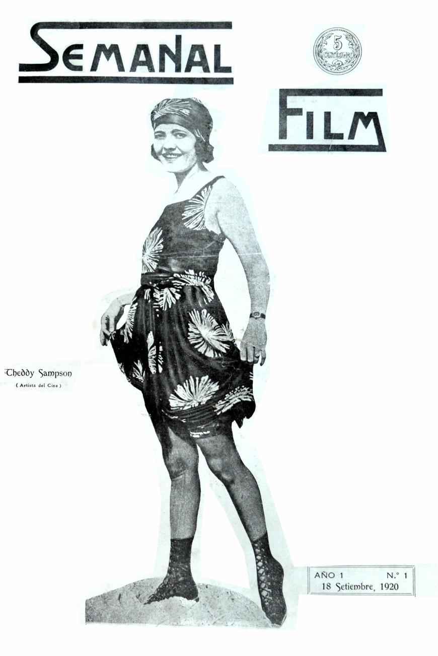 SEMANAL FILM magazine side cover Issue 1 18 September 1920
