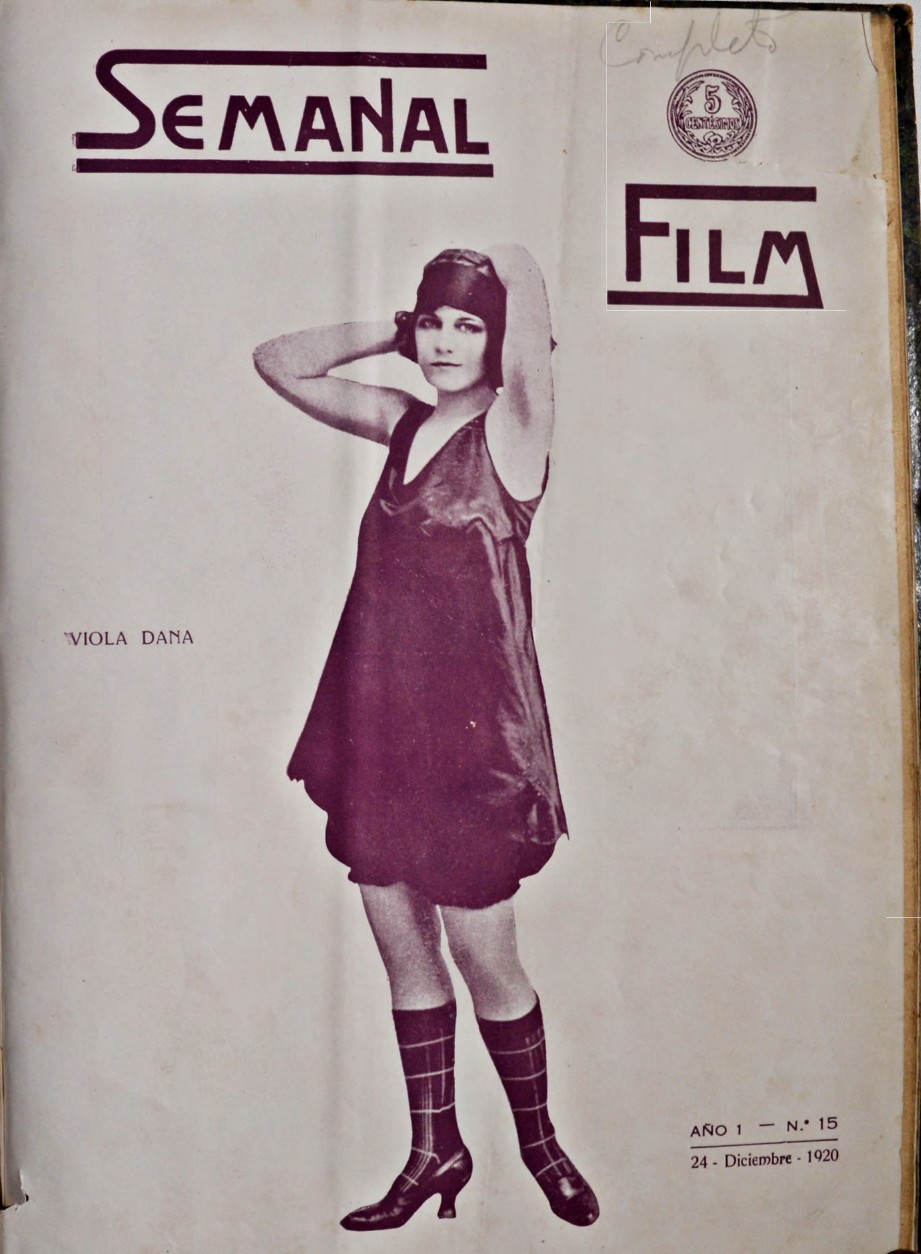 SEMANAL FILM magazine side cover Issue 15 24 December 1920