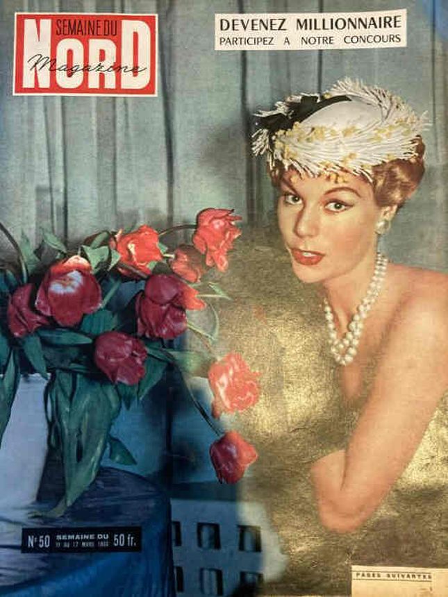 SEMAINE DU NORD MAGAZINE magazine side cover Issue 50 11 March 1955