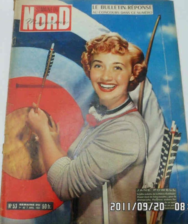 SEMAINE DU NORD MAGAZINE magazine side cover Issue 53 1 April 1955