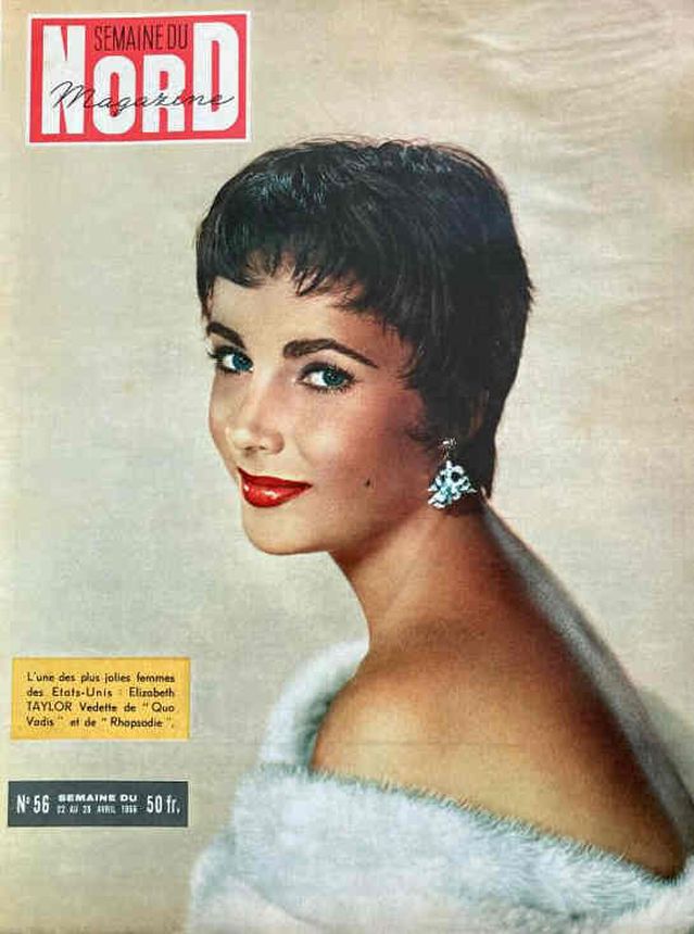 SEMAINE DU NORD MAGAZINE magazine side cover Issue 56 22 April 1955